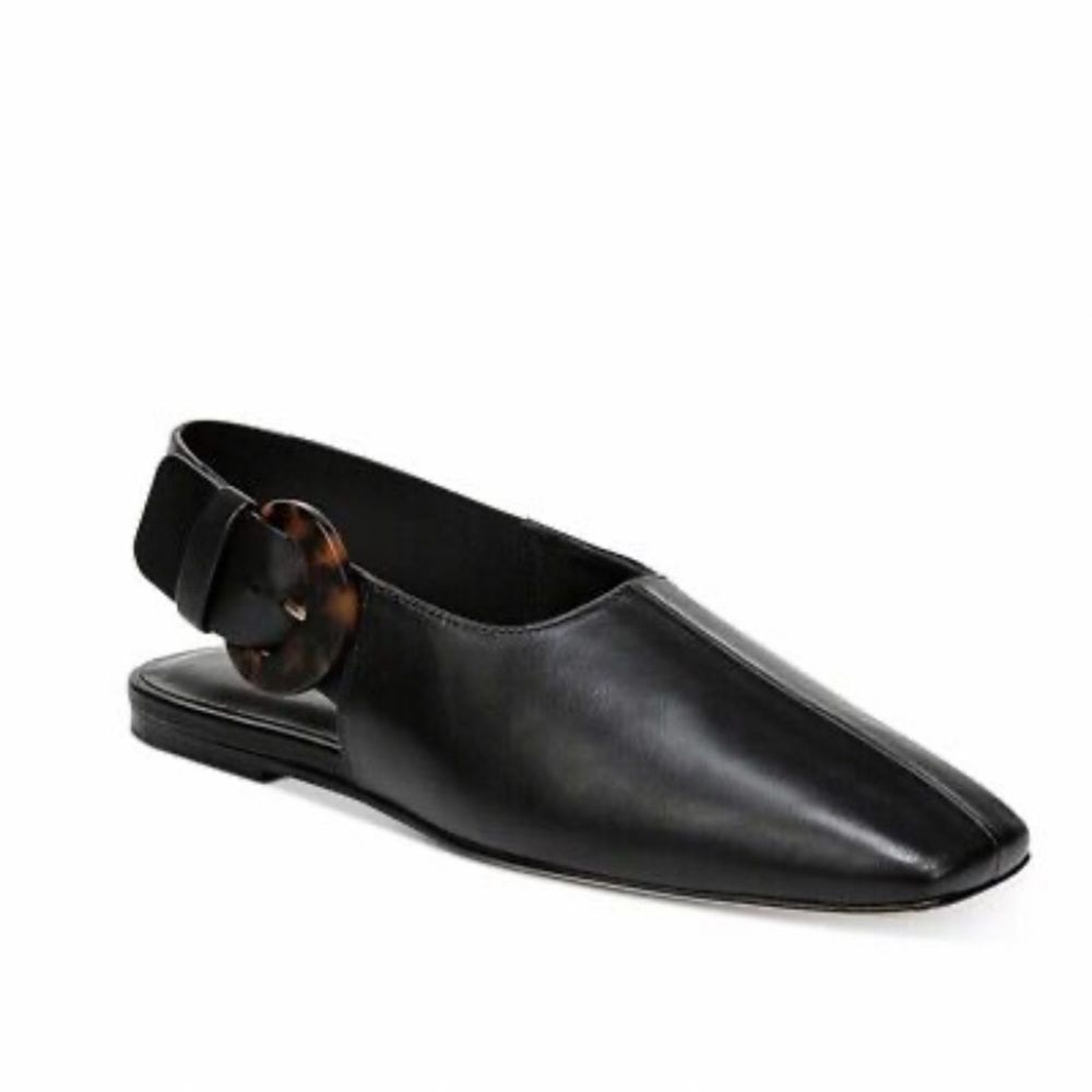 Vince leather Cadot Slingback flat shoes, brand new, amazing quality leather